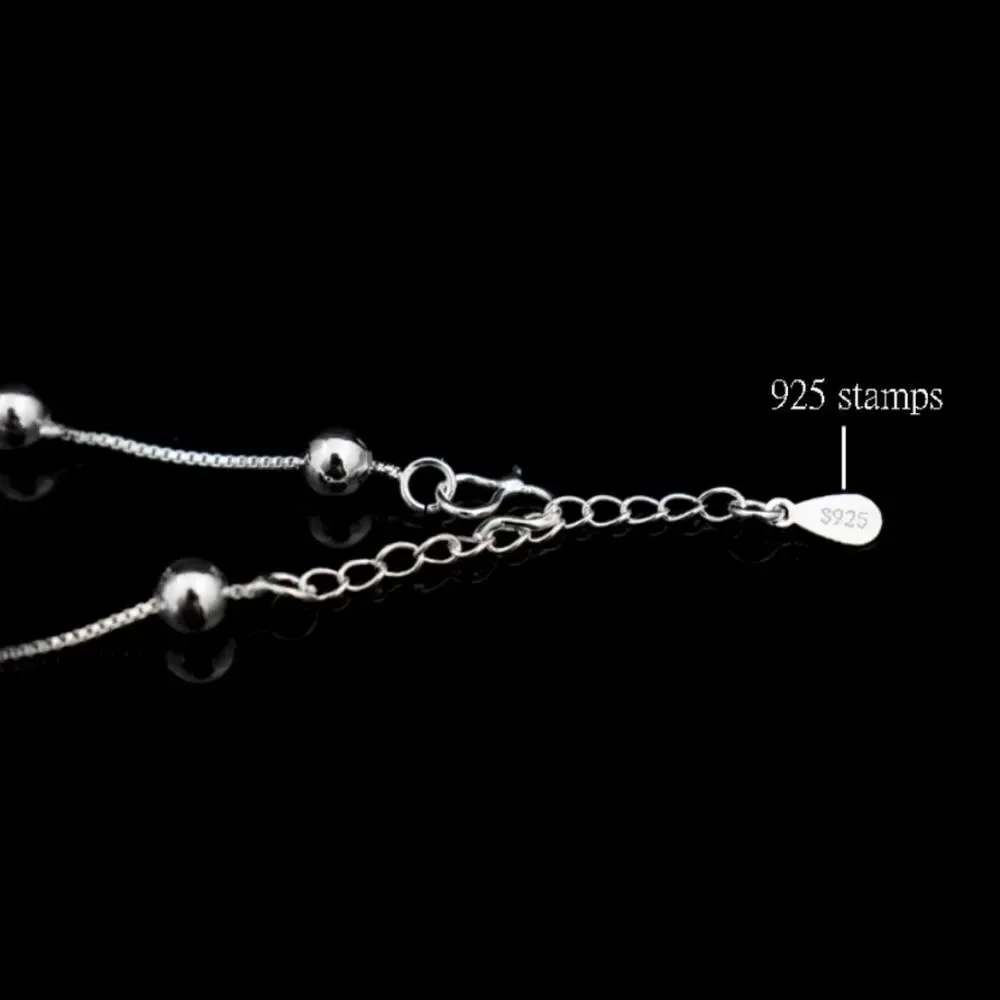 Hollow Heart Ball Pendant Bracelet